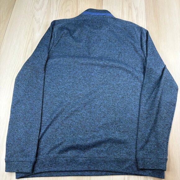 Johnnie-O Mens Blue Reflex Fleece PREP-Formance 1/4 Zip Pullover Jumper Size L - Picture 2 of 10